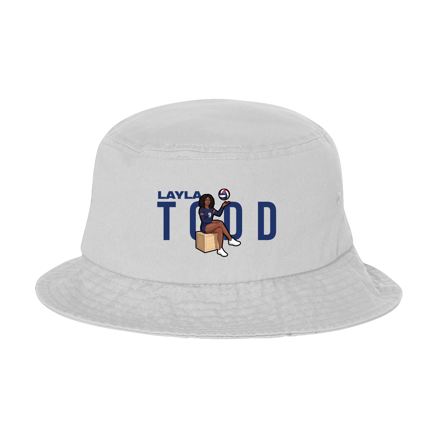 Bucket Cap — Player Name in White