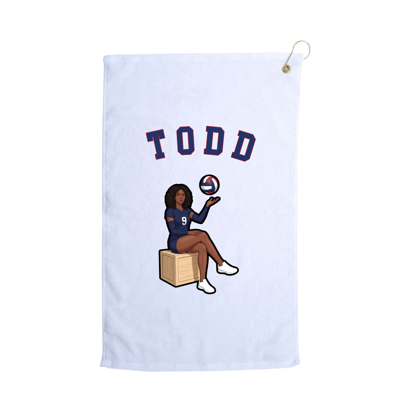 Golf Towel — Shirsey Arch in White
