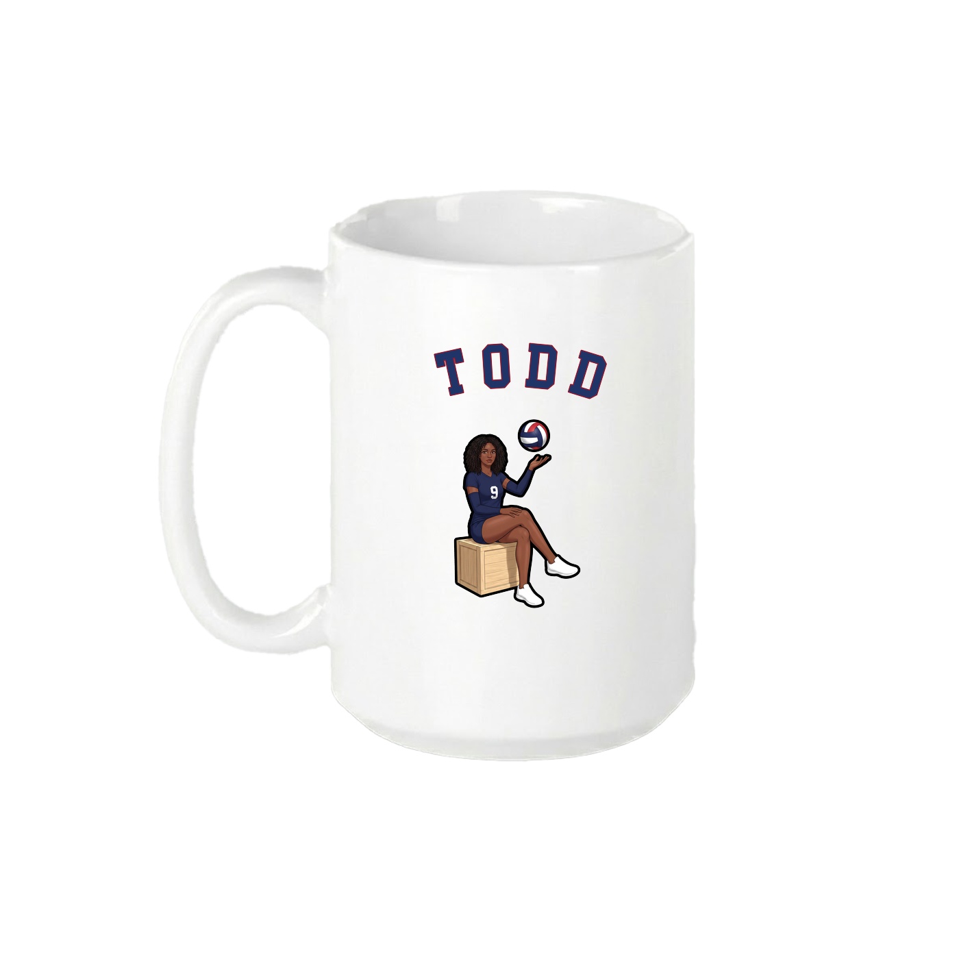 15oz Coffee Mug — Shirsey Arch in White