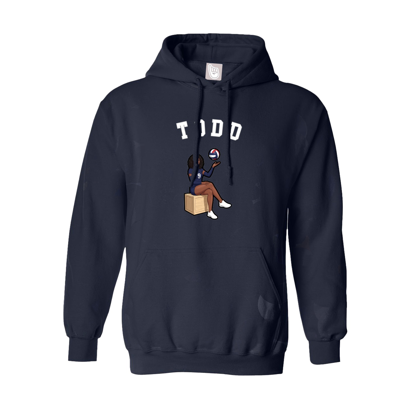 Youth Hoodie — Shirsey Arch in Navy