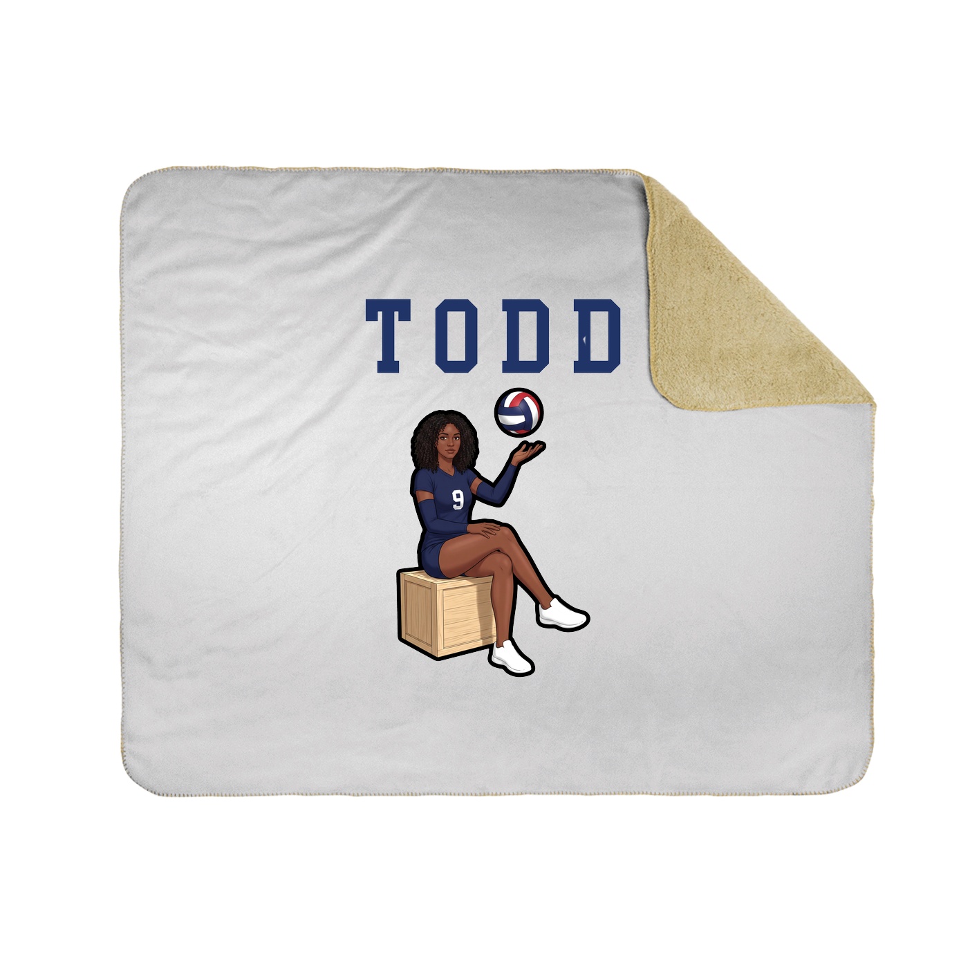 Throw Blanket — Shirsey in White