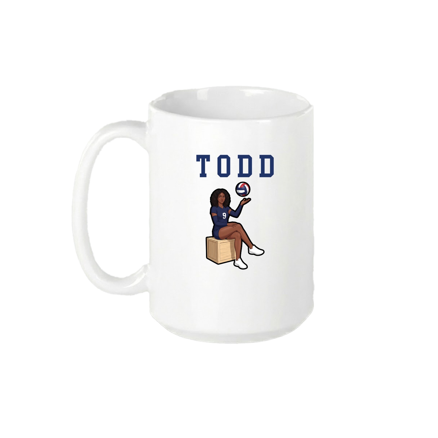 15oz Coffee Mug — Shirsey in White