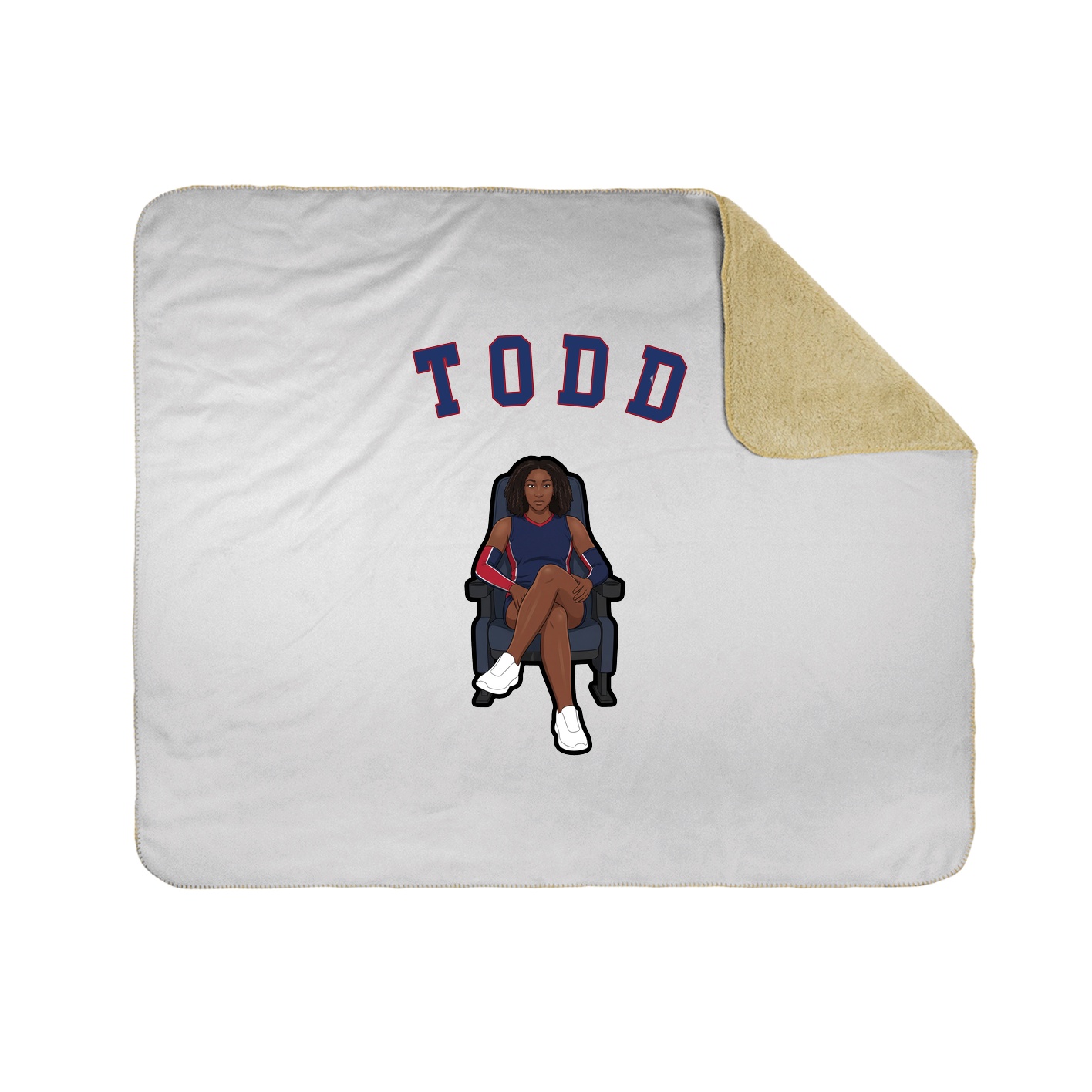 Throw Blanket — Shirsey Arch in White