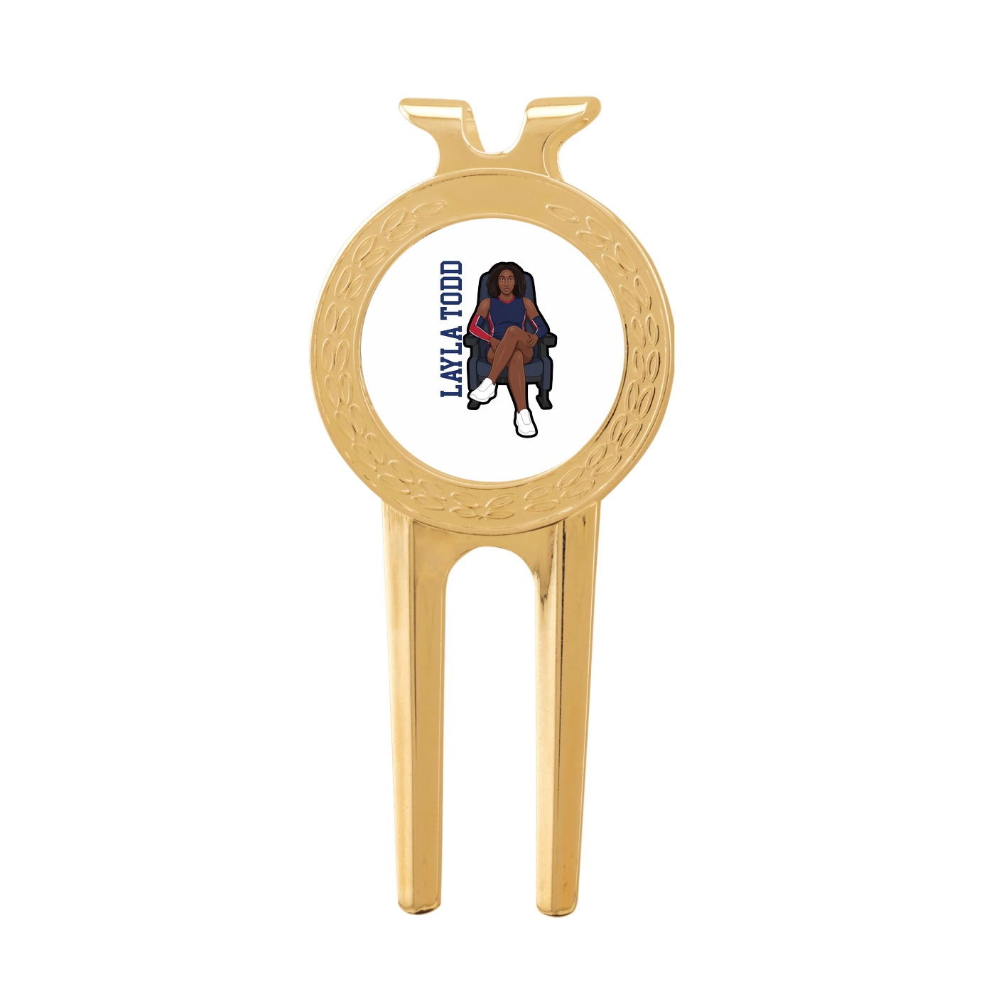 Divot Tool with Ball Marker — Name Vertical in Classic