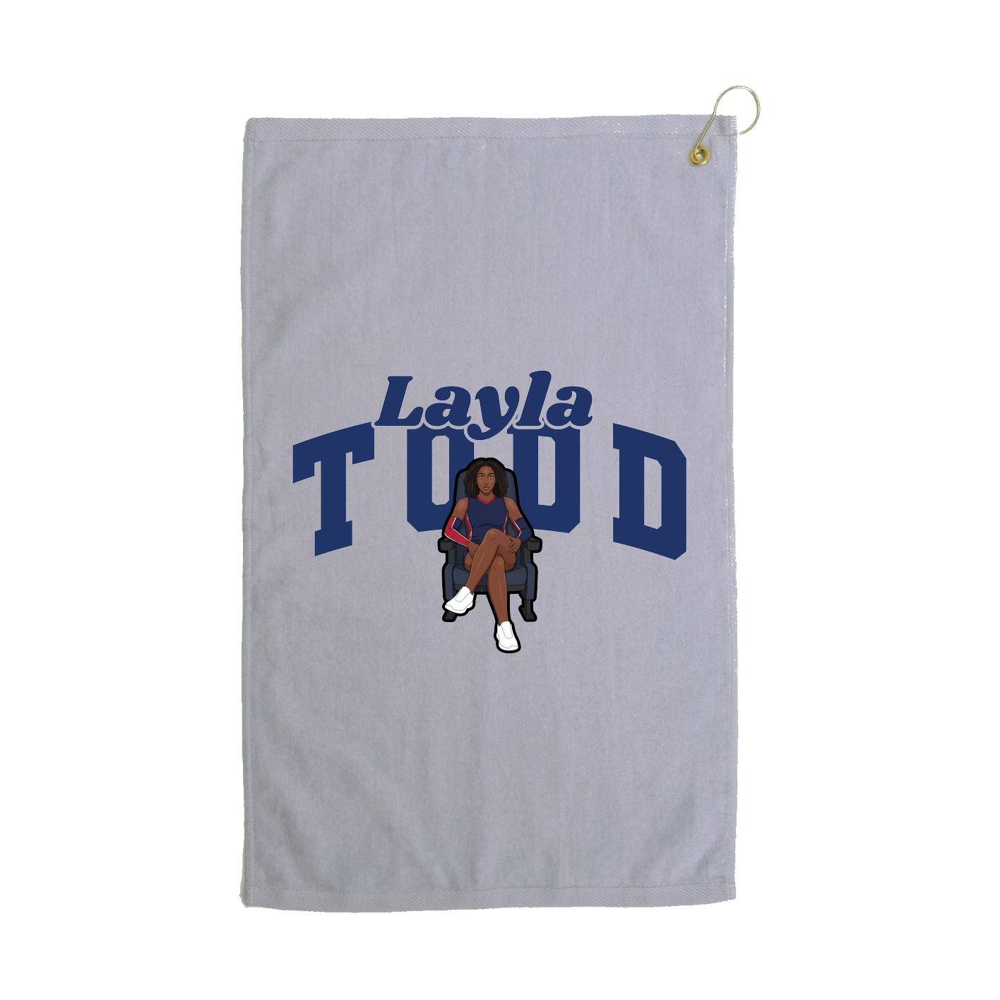 Golf Towel — Signature Arch in Grey