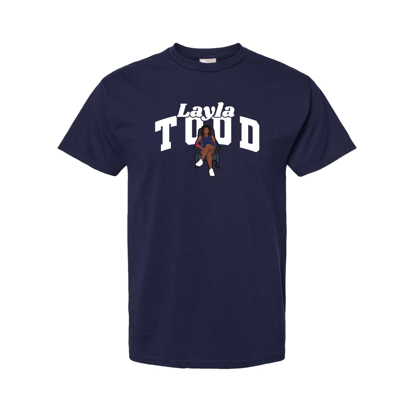 Youth Tee — Signature Arch in Navy