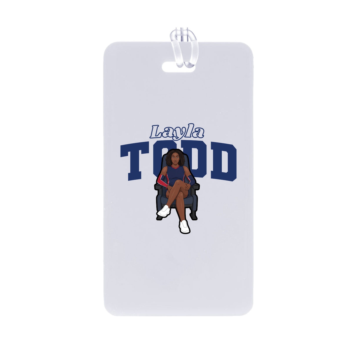 Bag Tag — Name Arch in Classic