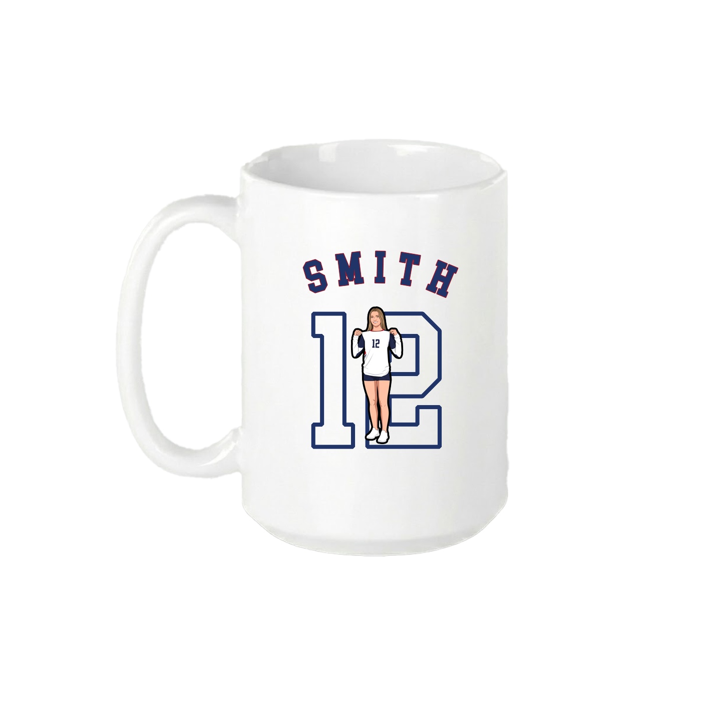 15oz Coffee Mug — Shirsey Arch in White