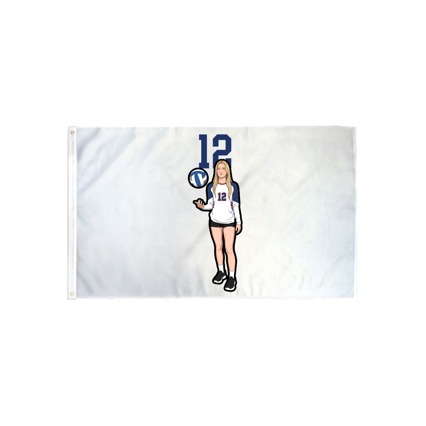 3x5 Flag — Number Top in Classic