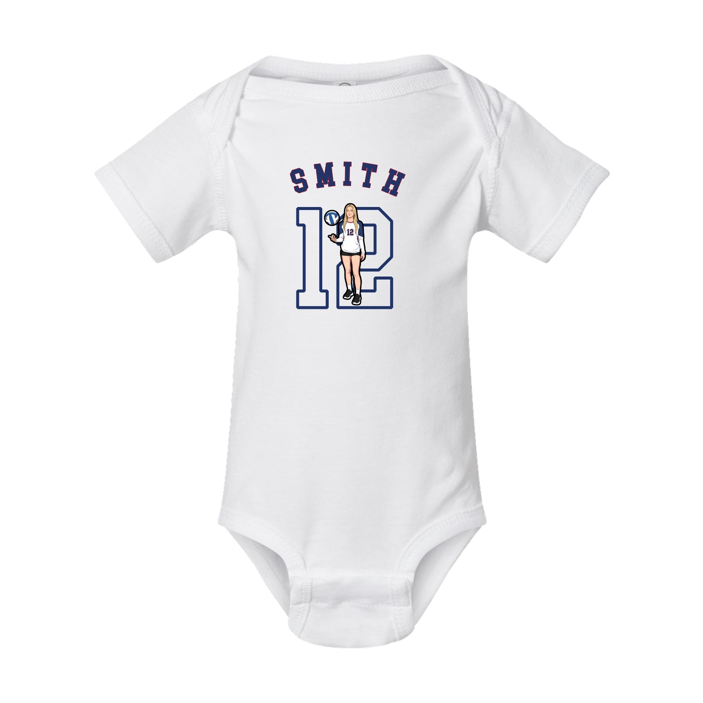 Baby Onesie — Shirsey Arch in White