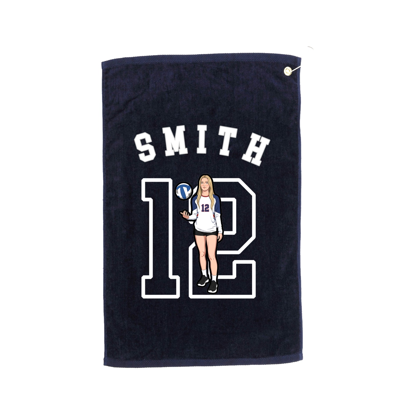 Golf Towel — Shirsey Arch in Navy