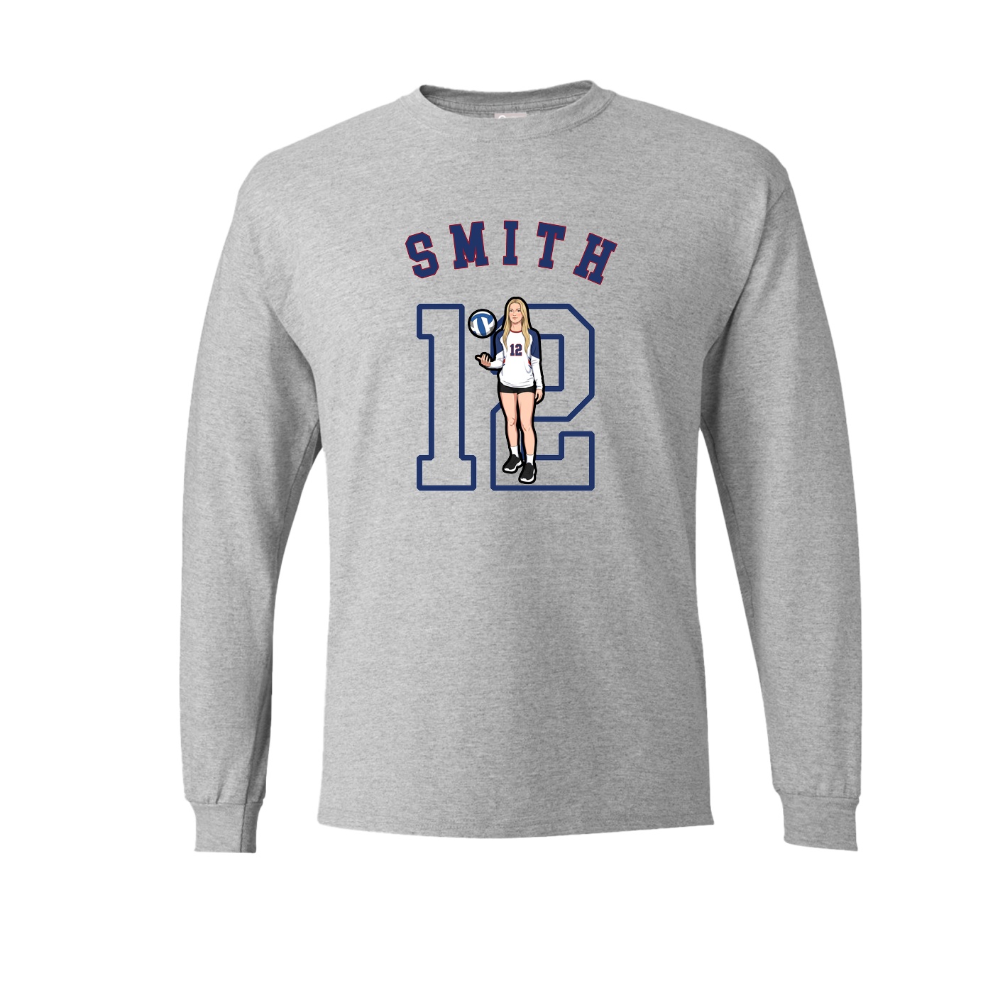 Long Sleeve Tee — Shirsey Arch in Grey