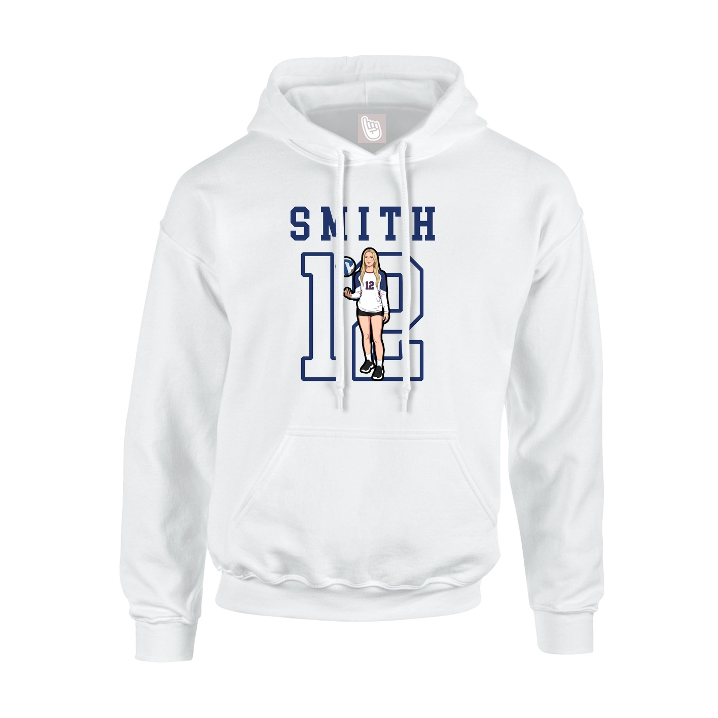Youth Hoodie — Shirsey in White