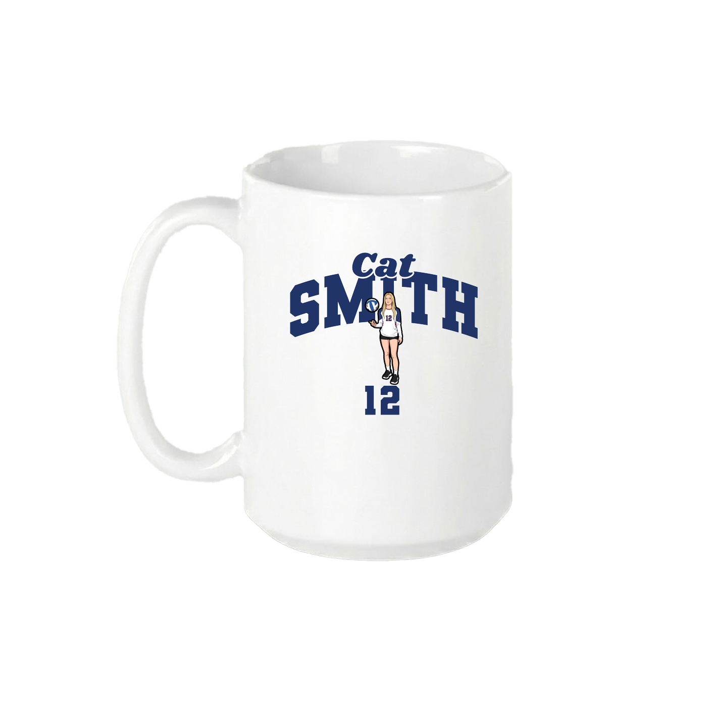 15oz Coffee Mug — Signature Arch in White