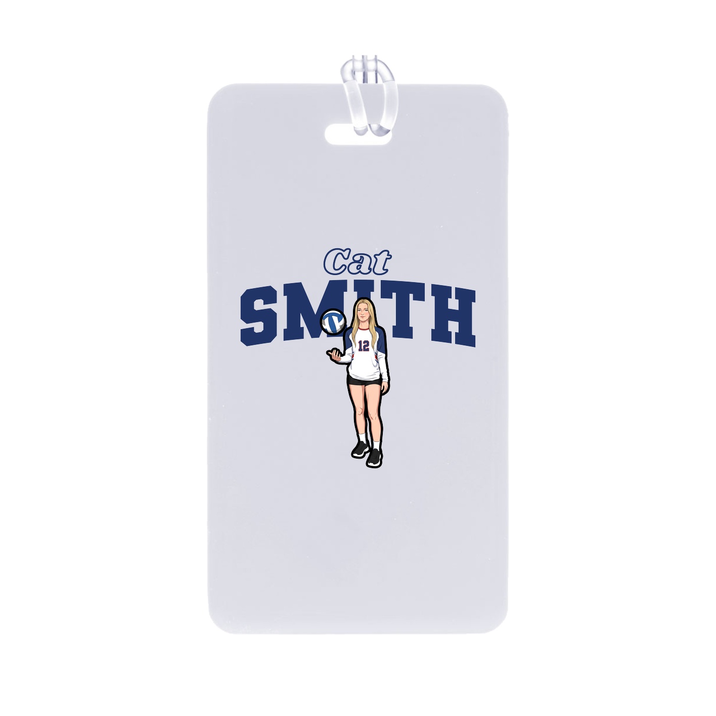 Bag Tag — Name Arch in Classic