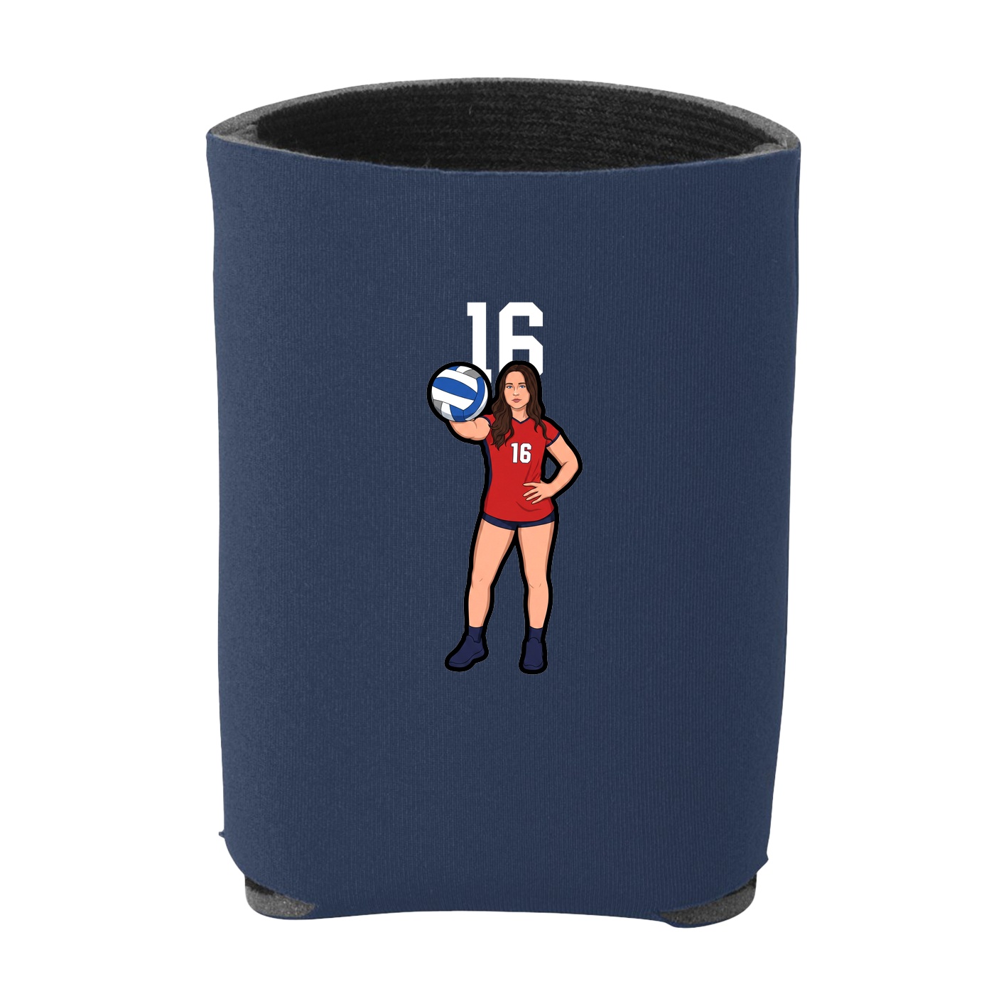 Can Holder — Number Top in Navy