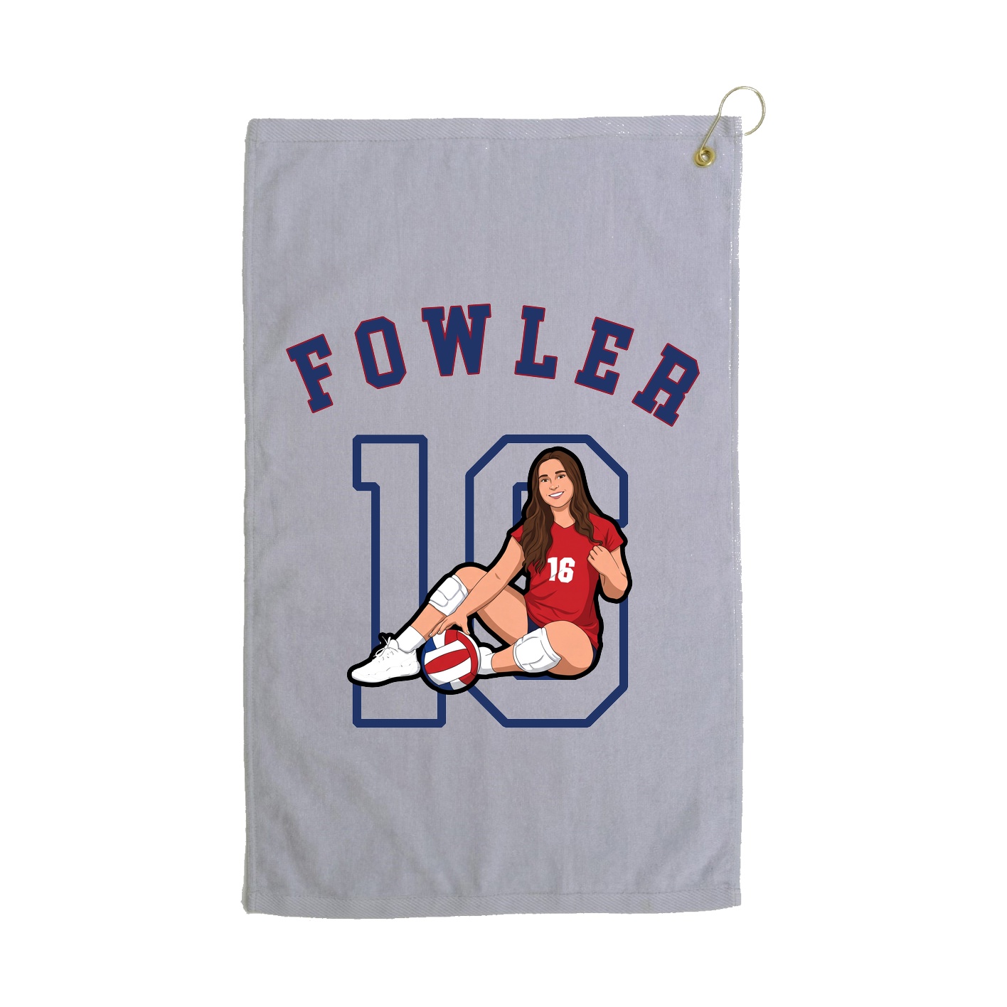 Golf Towel — Shirsey Arch in Grey