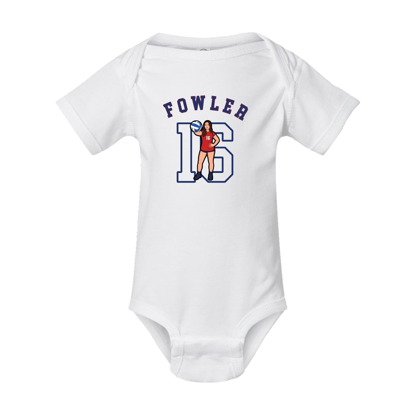 Baby Onesie — Shirsey Arch in White