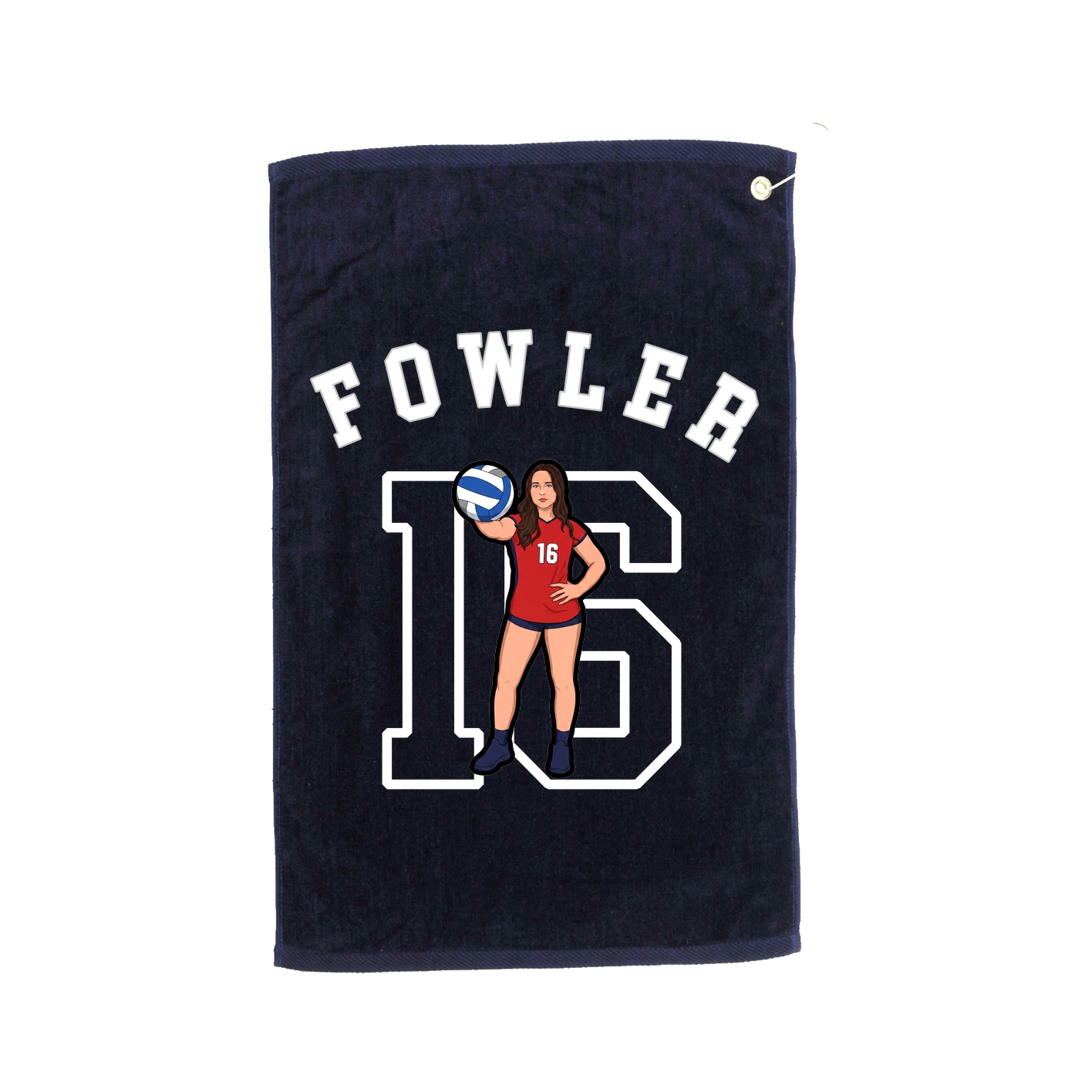 Golf Towel — Shirsey Arch in Navy