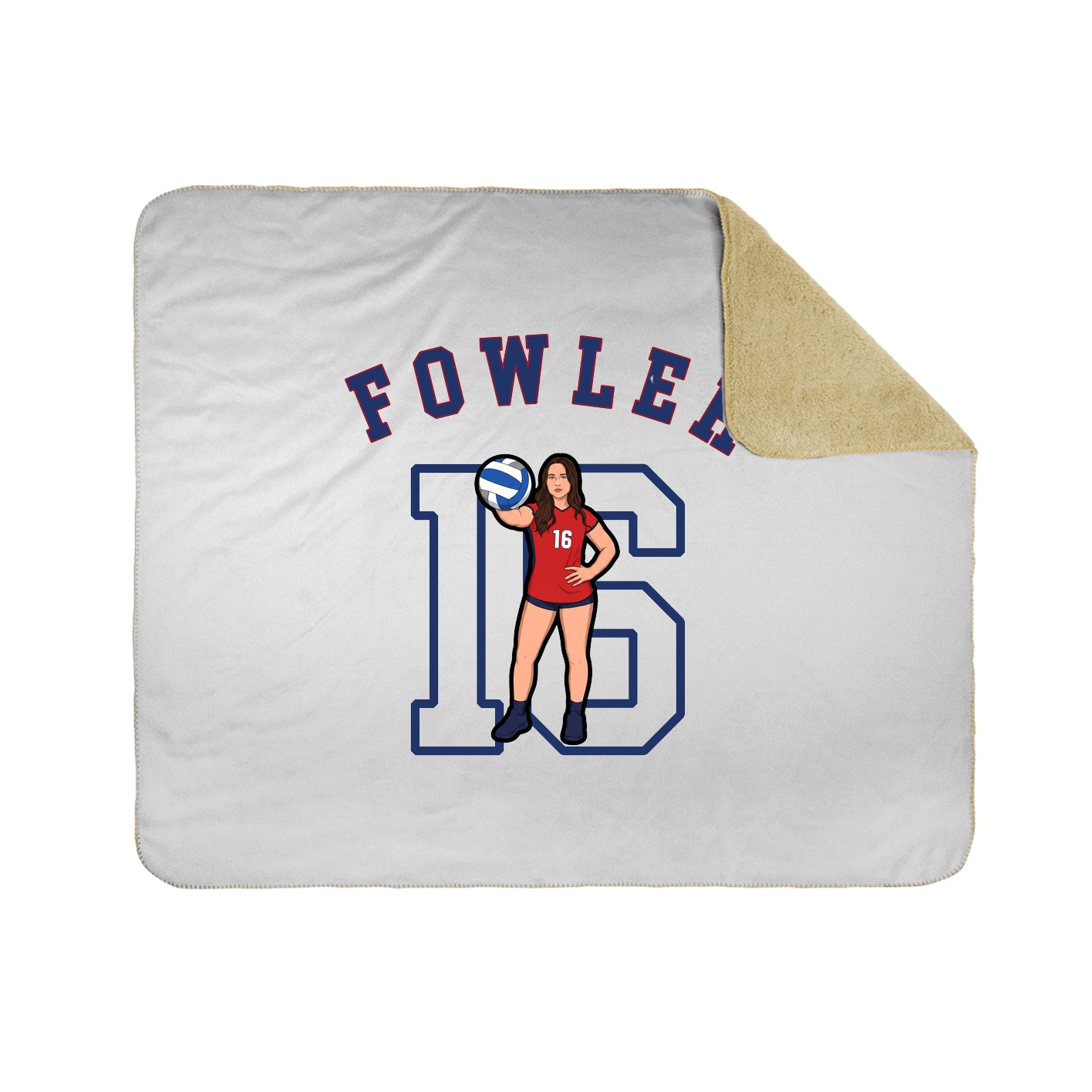 Throw Blanket — Shirsey Arch in White