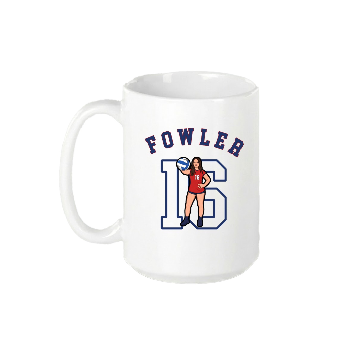 15oz Coffee Mug — Shirsey Arch in White