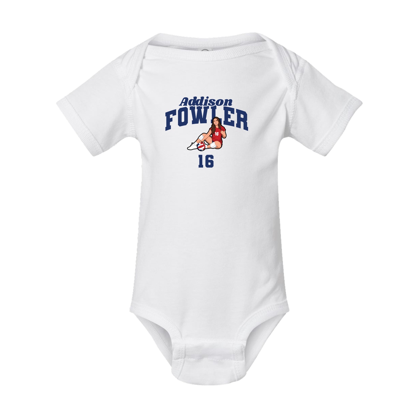 Baby Onesie — Signature Arch in White