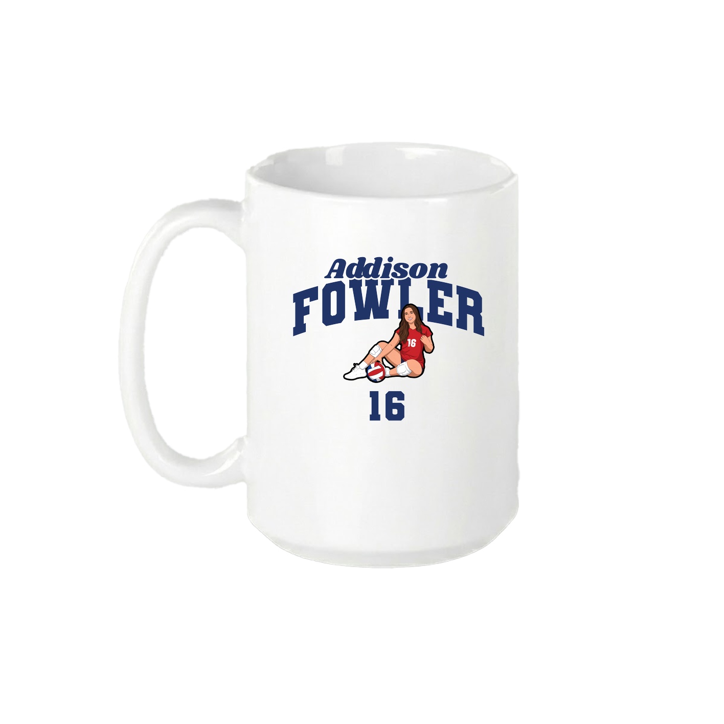 15oz Coffee Mug — Signature Arch in White