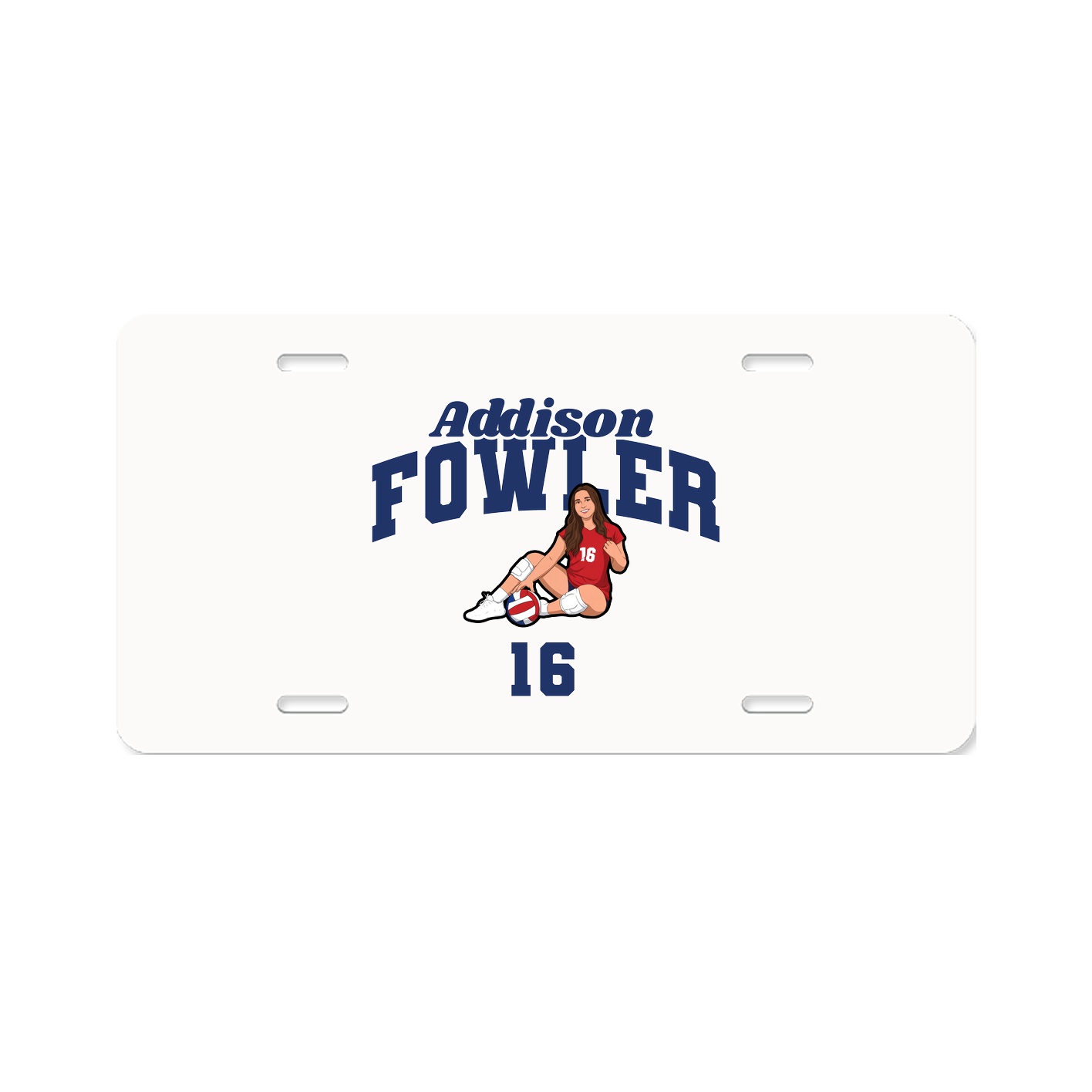 License Plate — Signature Arch in Classic