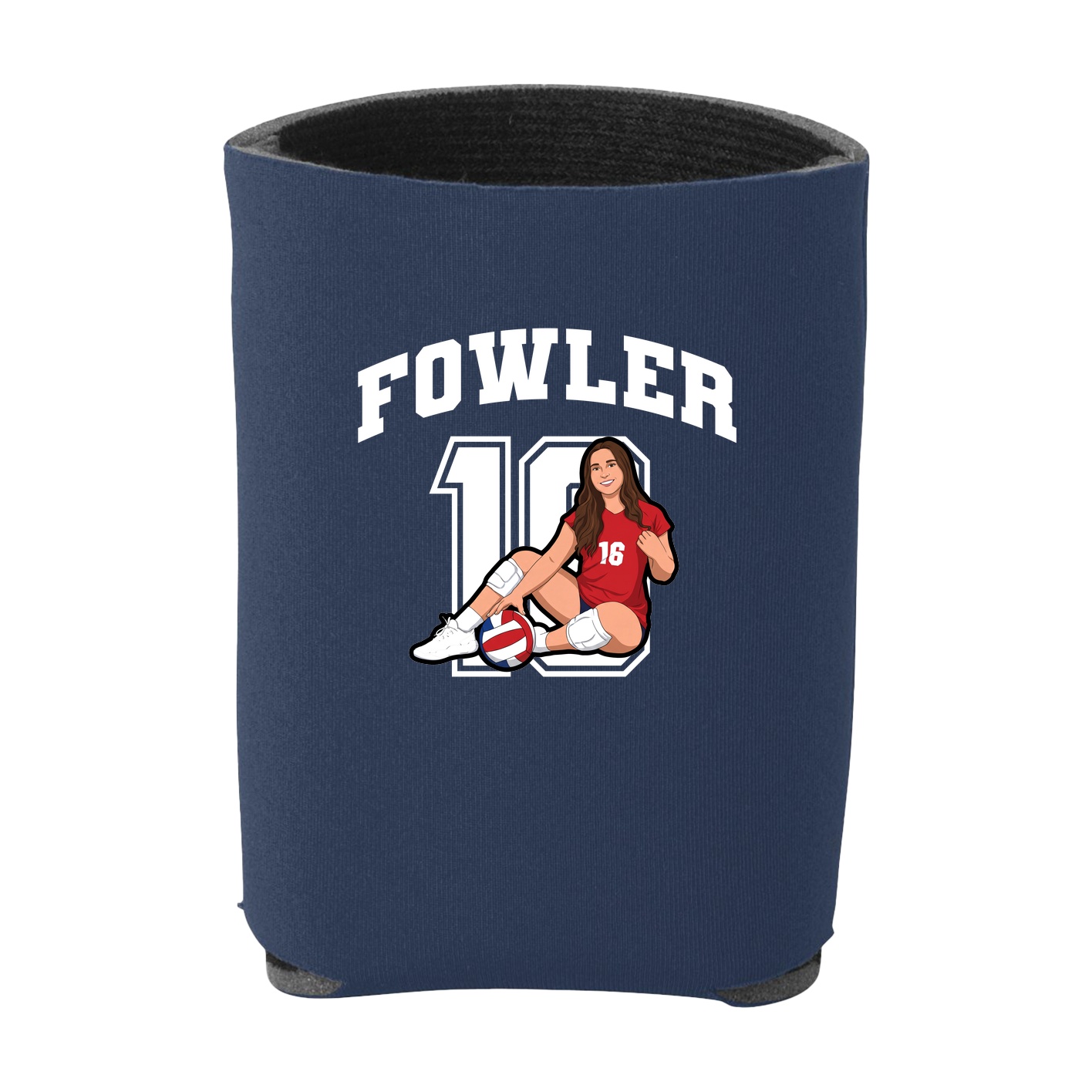 Can Holder — Number in Navy
