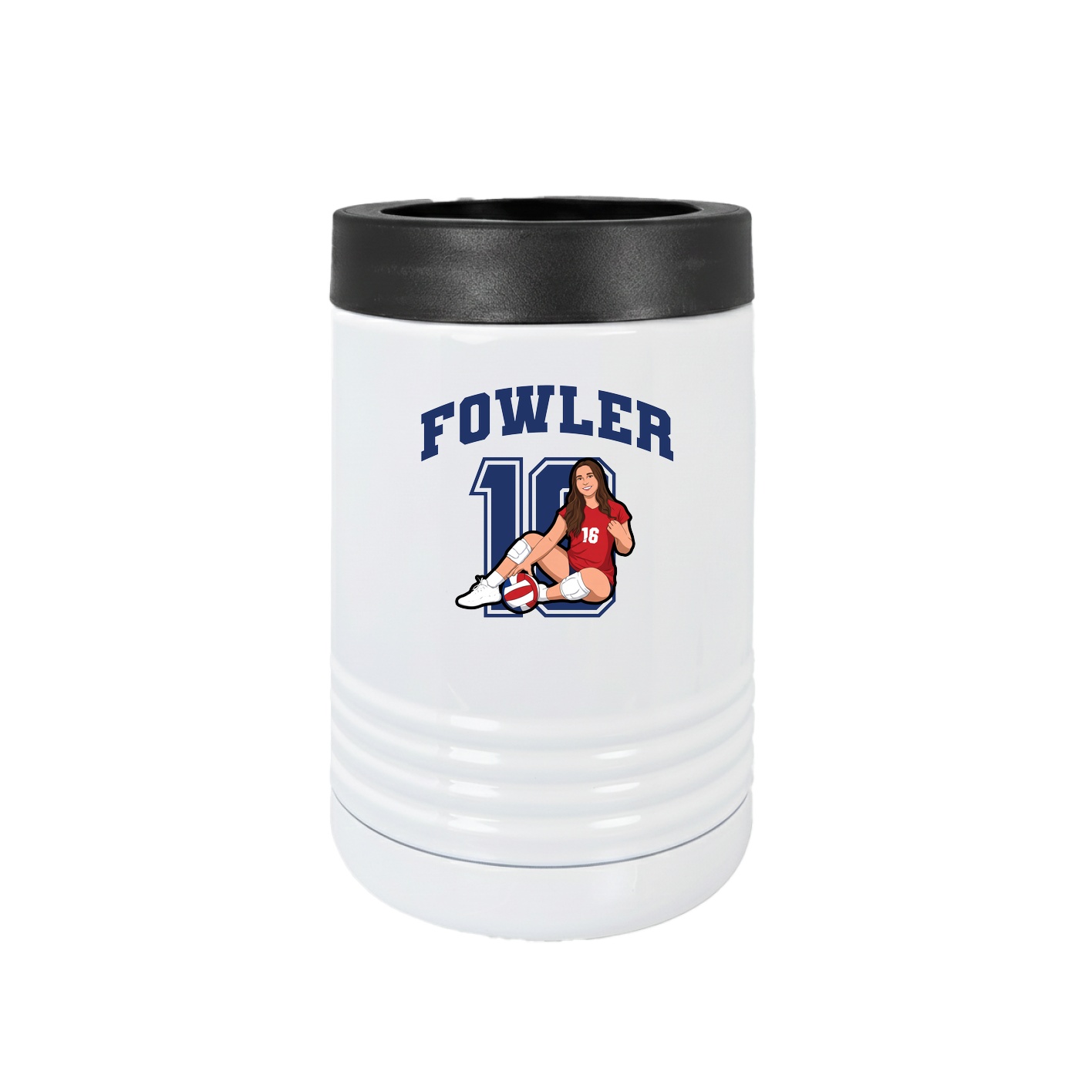 Beverage Holder — Number in White