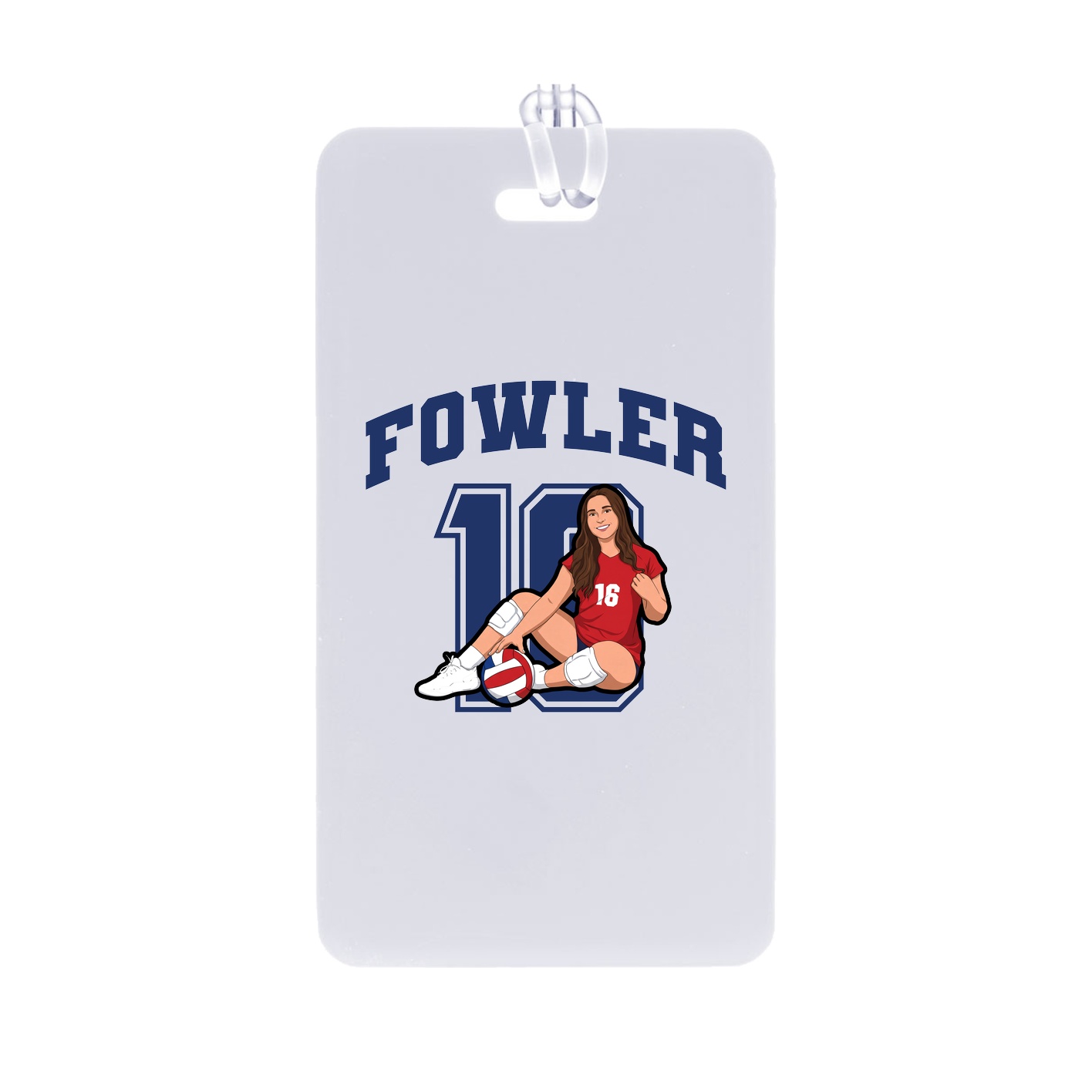Bag Tag — Number in Classic
