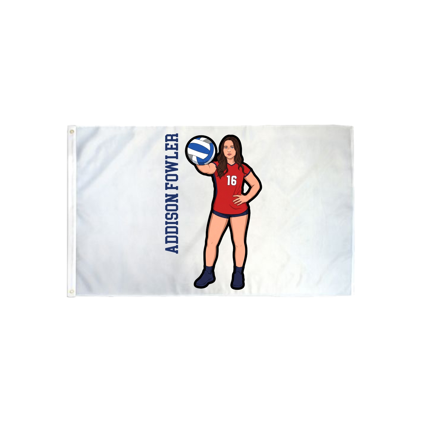 3x5 Flag — Name Vertical in Classic