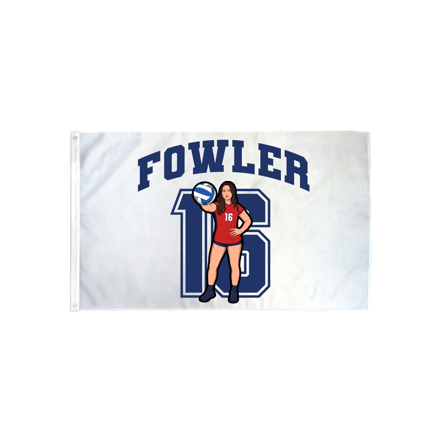 3x5 Flag — Number in Classic