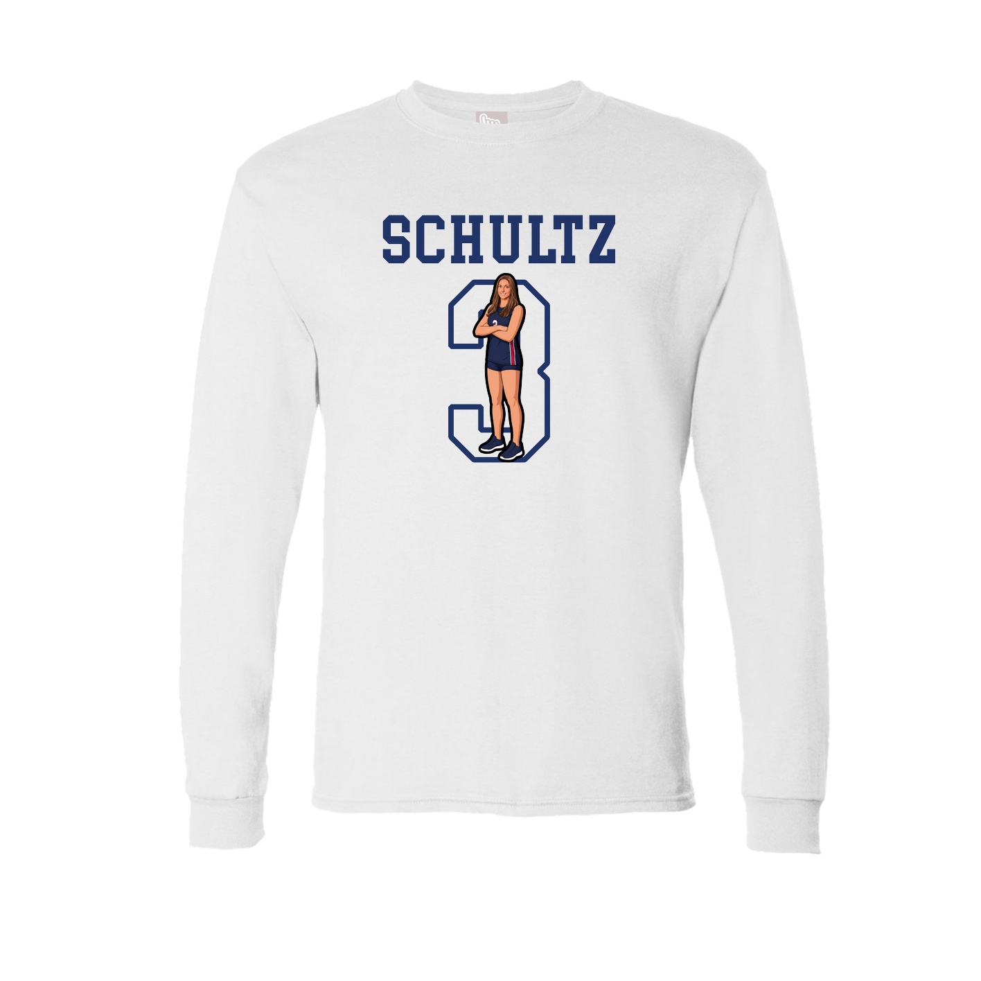 Long Sleeve Tee — Shirsey in White