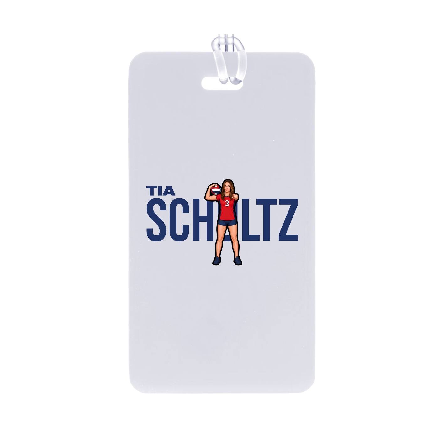 Bag Tag — Player Name in Classic