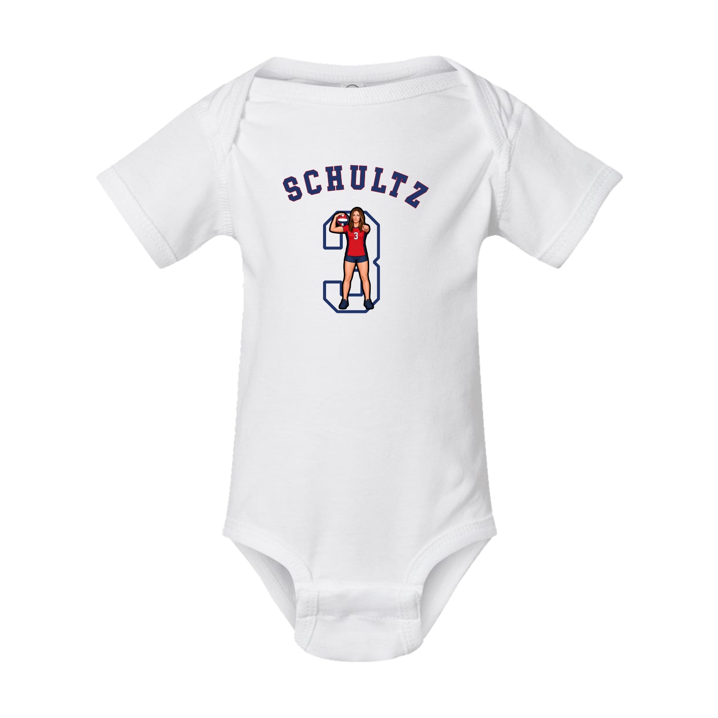 Baby Onesie — Shirsey Arch in White