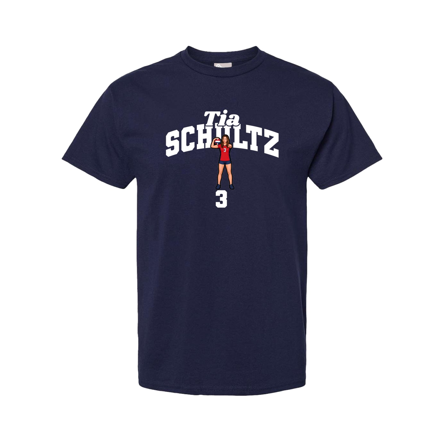 Tee — Signature Arch in Navy