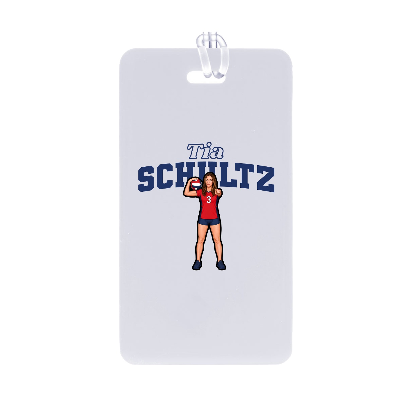 Bag Tag — Name Arch in Classic