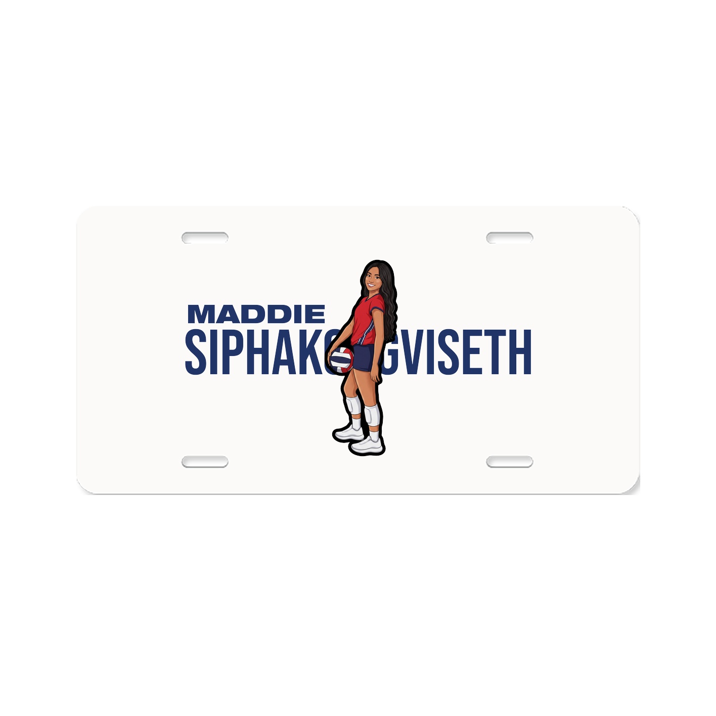 License Plate — Player Name in Classic