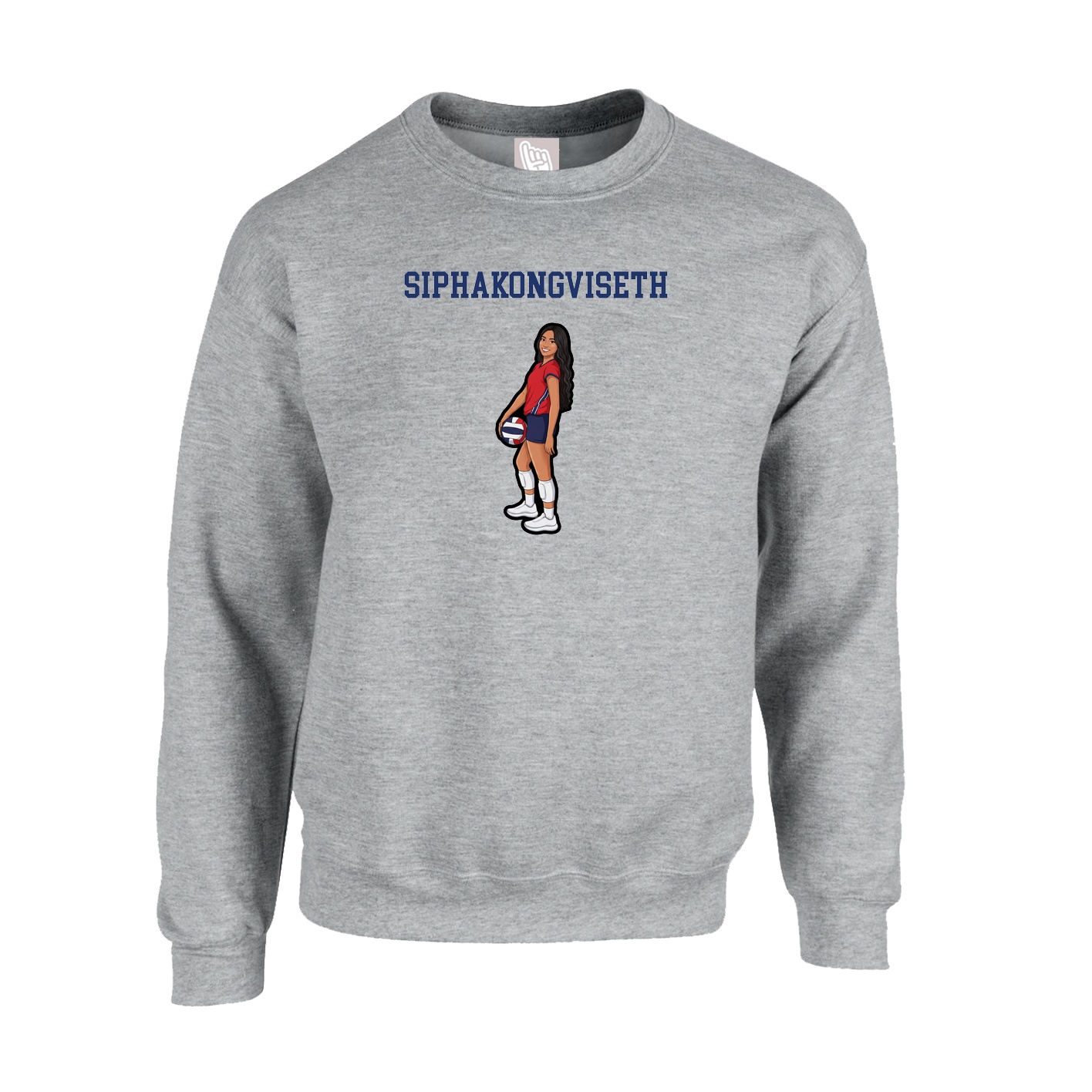Fleece Crew — Shirsey in Grey
