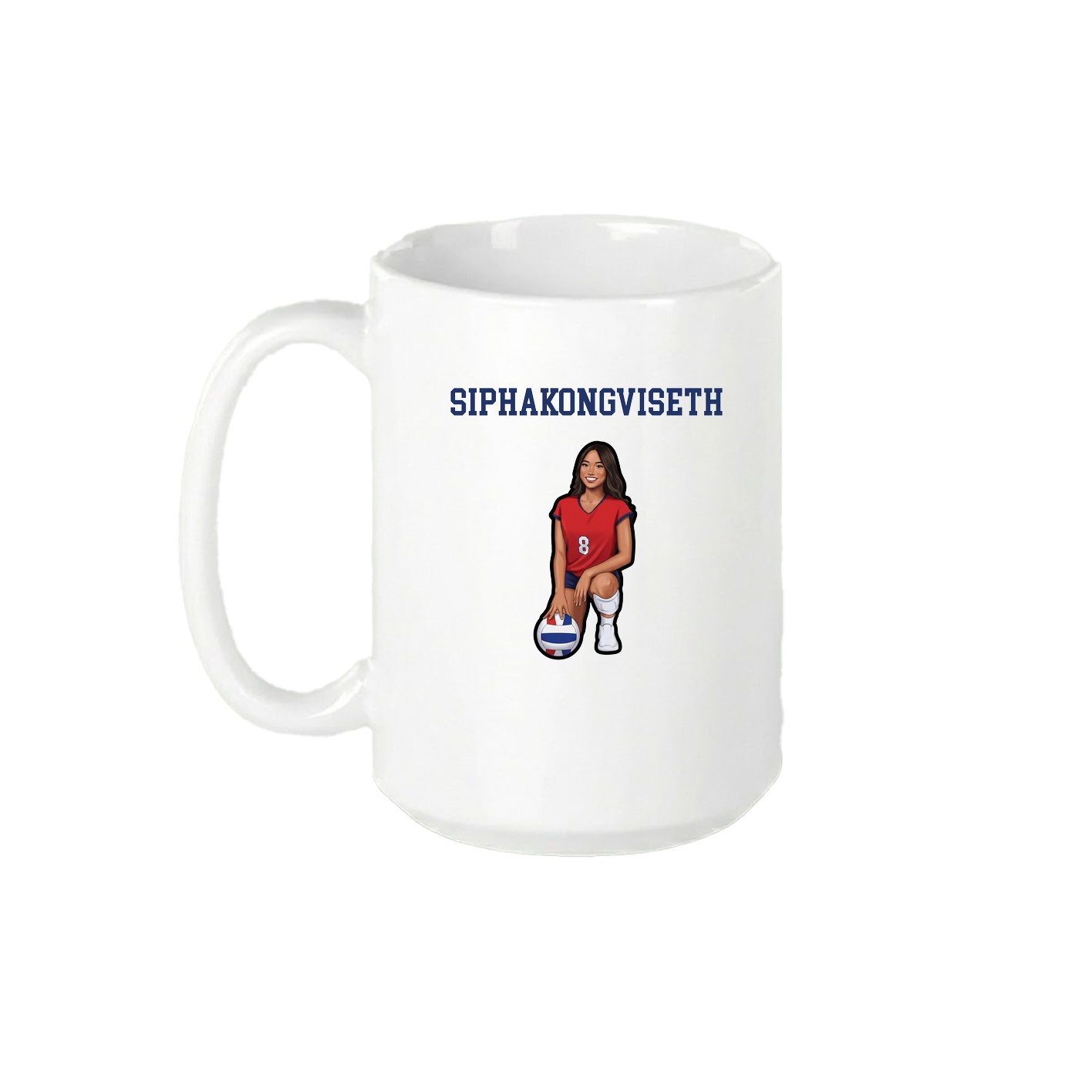 15oz Coffee Mug — Shirsey in White