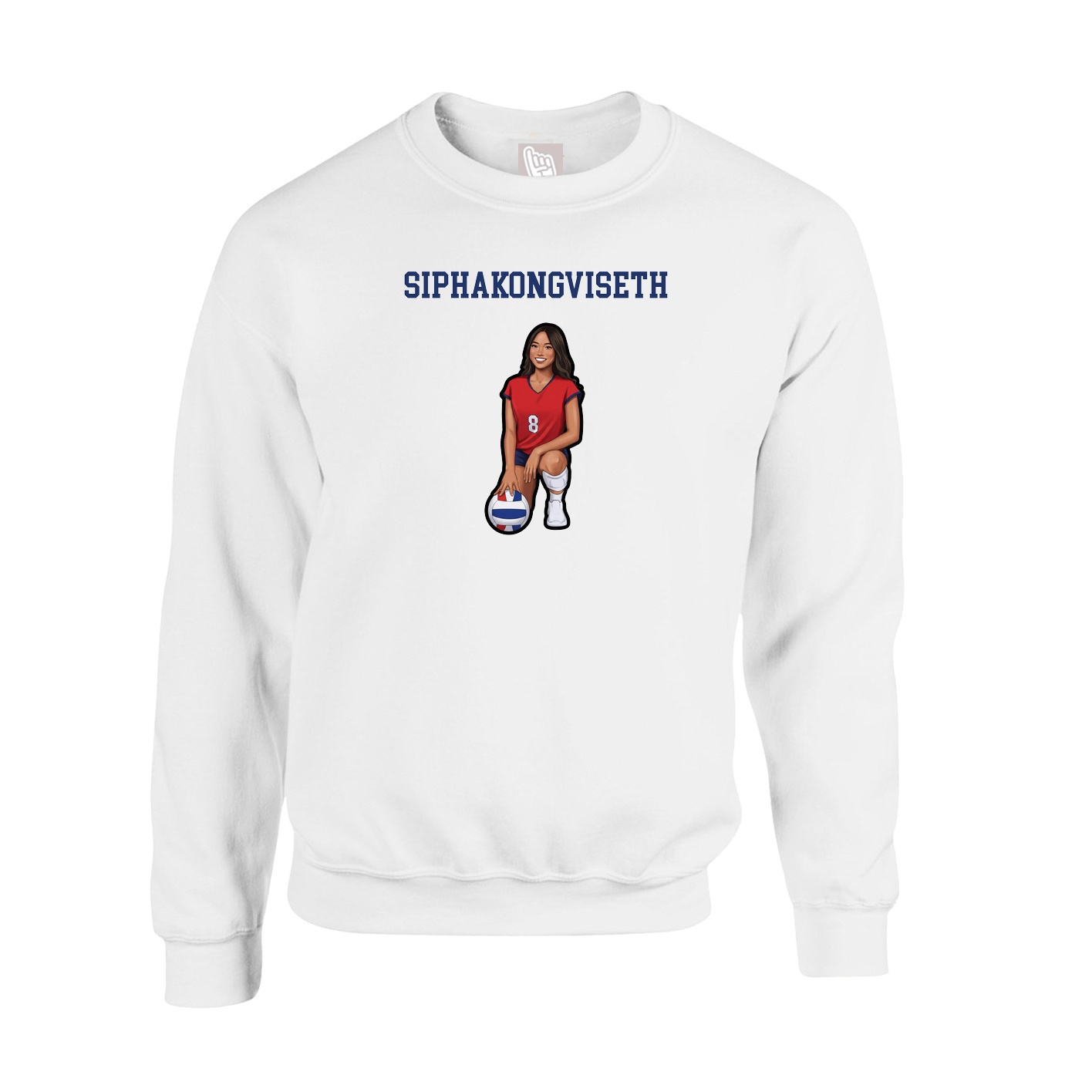 Fleece Crew — Shirsey in White