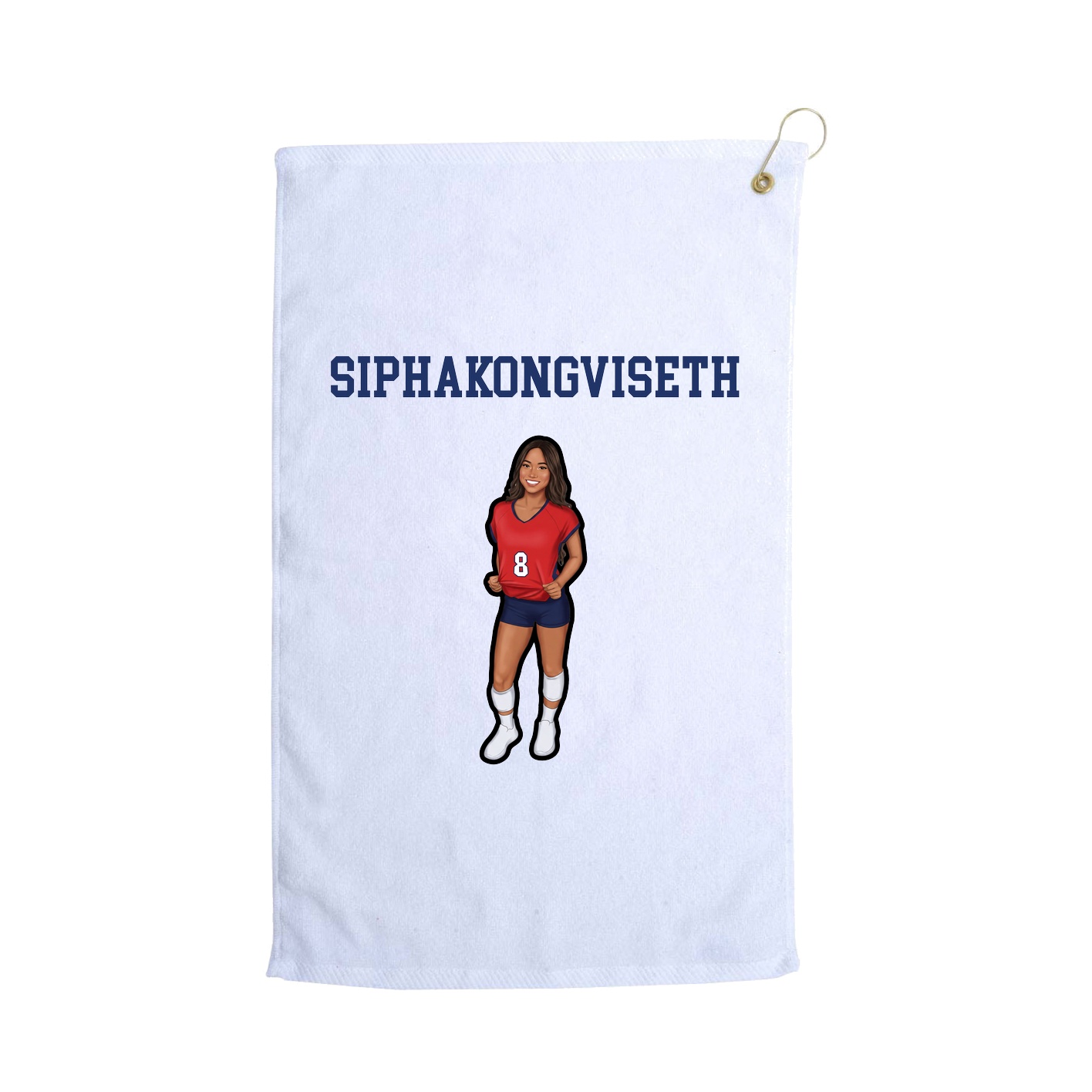 Golf Towel — Shirsey in White