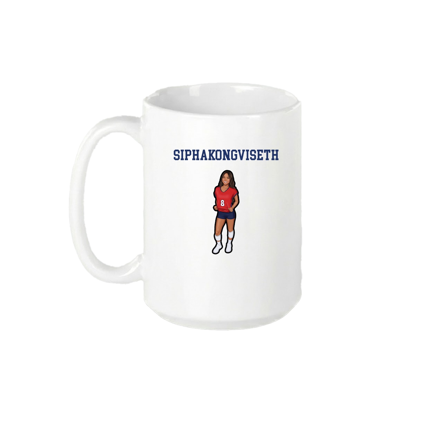 15oz Coffee Mug — Shirsey in White