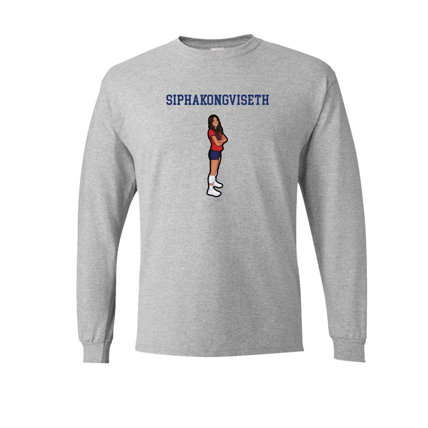 Long Sleeve Tee — Shirsey in Grey
