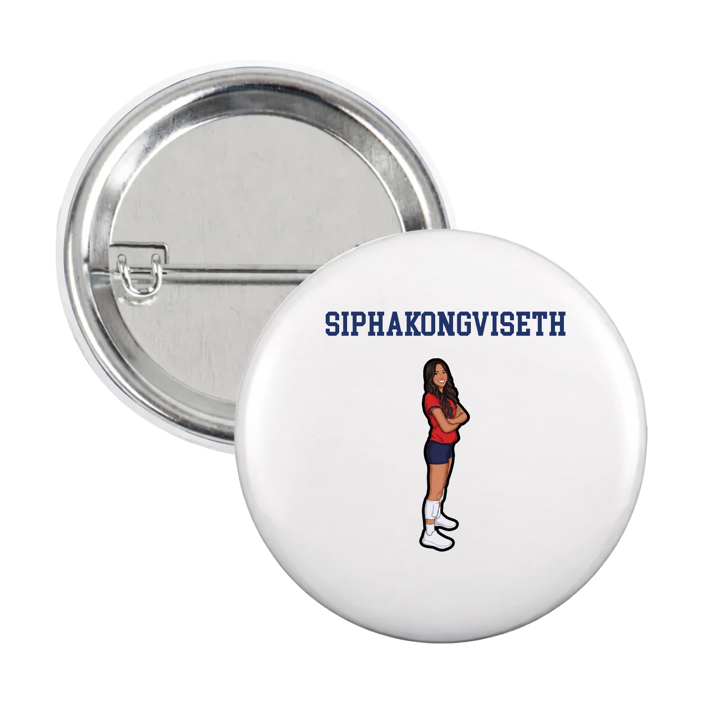 Game Day Button — Shirsey in White