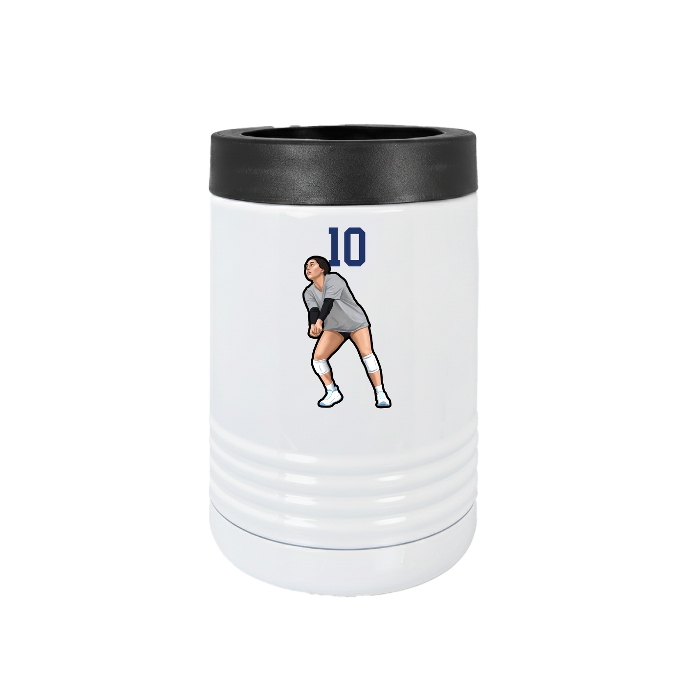 Beverage Holder — Number Top in White
