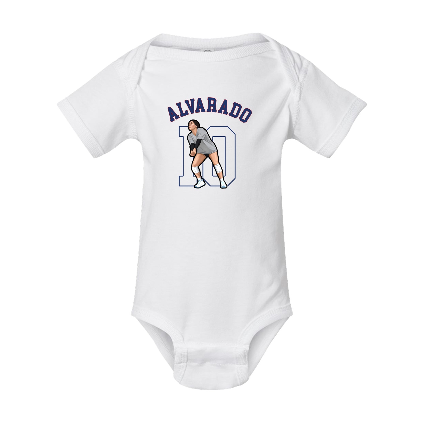 Baby Onesie — Shirsey Arch in White