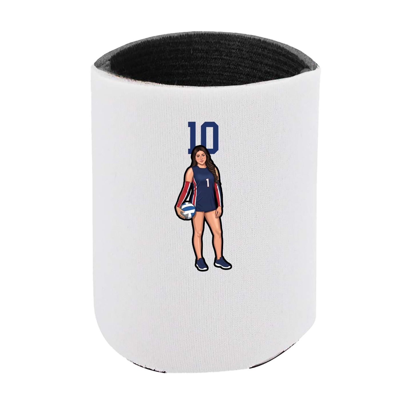 Can Holder — Number Top in White