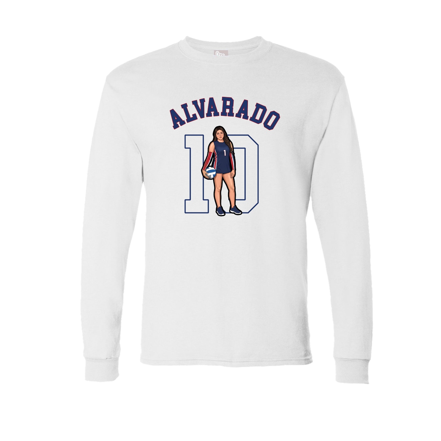 Long Sleeve Tee — Shirsey Arch in White